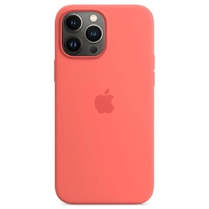 Apple Silikon Case mit MagSafe für Apple iPhone 13 Pro Max, pink pomelo