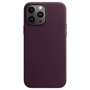 Apple Leder Case Magsafe iPhone 13 Pro Max | Dunkelkirsch