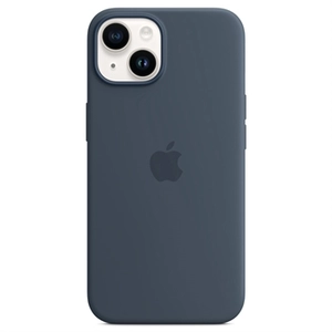 Apple Silikon Case iPhone 14 | Sturmblau