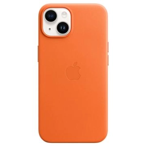 iPhone 14 Apple Leren Hoesje met MagSafe MPP83ZM/A - Oranje