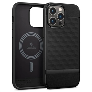 Caseology Parallax Mag iPhone 14 Pro Hybrid Case - Mat Zwart