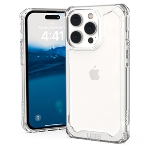 UAG Handyhülle »Plyo«, [Apple iPhone 14 Pro Hülle, Wireless Charging kompatibles Cover, Sturzfestes iPhone 14 Pro Case, Ultra Slim Bumper] - ice (transparent)