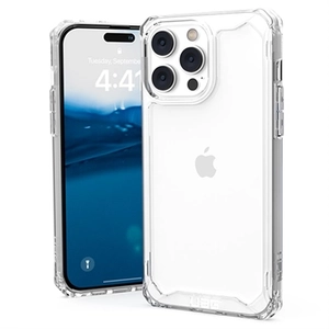UAG Handyhülle »Plyo«, [Apple iPhone 14 Pro Max Hülle, Wireless Charging kompatibles Cover, Sturzfestes iPhone 14 Pro Max Case, Ultra Slim Bumper] - ice (transparent)
