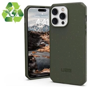 UAG Outback iPhone 14 Pro Max Biologisch Afbreekbaar Hoesje - Olijfgroen
