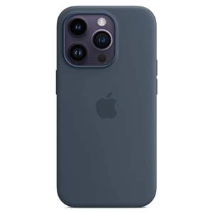 Apple Silikon Case iPhone 14 Pro Max | Sturmblau