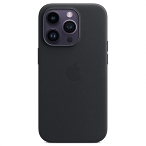 Apple Leder Case iPhone 14 Pro Max | Mitternacht
