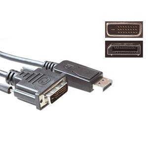 ACT Verloopkabel DisplayPort male - DVI male 5 m