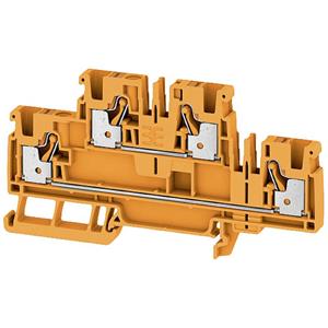 weidmüller Doppelstock-Durchgangsklemme A2T 4 OR Orange 50St.