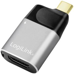LogiLink USB 3.2 Gen 2 (USB 3.1 Gen 2) Adapter [1x USB 3.2 Gen 2 stekker C (USB 3.1) - 1x HDMI-bus, USB-C bus (Power Delivery)] CUA0203