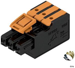 Weidmüller Buchsengehäuse-Kabel Polzahl Gesamt 3 Rastermaß: 5mm 2741680000 114St.