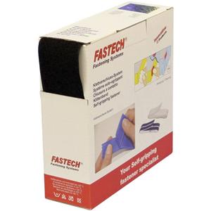 FASTECH B50-STD-L-999910 Klittenband Om op te naaien Lusdeel (l x b) 10 m x 50 mm Zwart 10 m