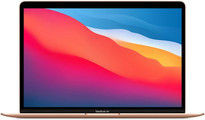 Apple MacBook Air 13.3 (True Tone Retina Display) 3.2 GHz M1-Chip 8 GB RAM 256 GB PCIe SSD [Late 2020, Duitse toetsenbordindeling, QWERTZ] goud - refurbished