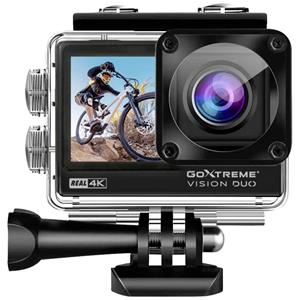 GoXtreme Vision Duo 4K Actioncam 4K, Dual-display, Spatwaterdicht, Stofdicht, Waterdicht, WiFi, Time-lapse