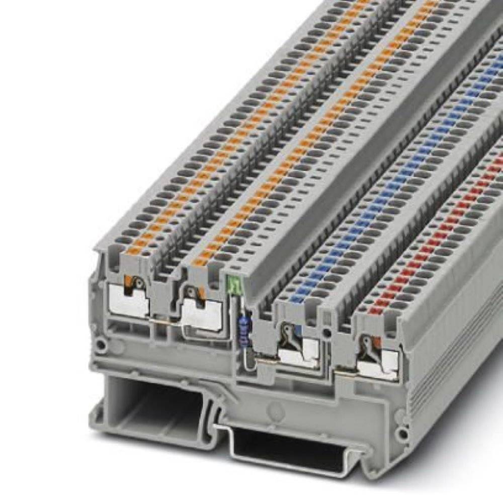 phoenixcontact Phoenix Contact PTIO 1,5/S/3-LED 24 GN 3244436 Initiator- en actuatorklem 0.14 mm² 1.50 mm² Grijs 50 stuk(s)