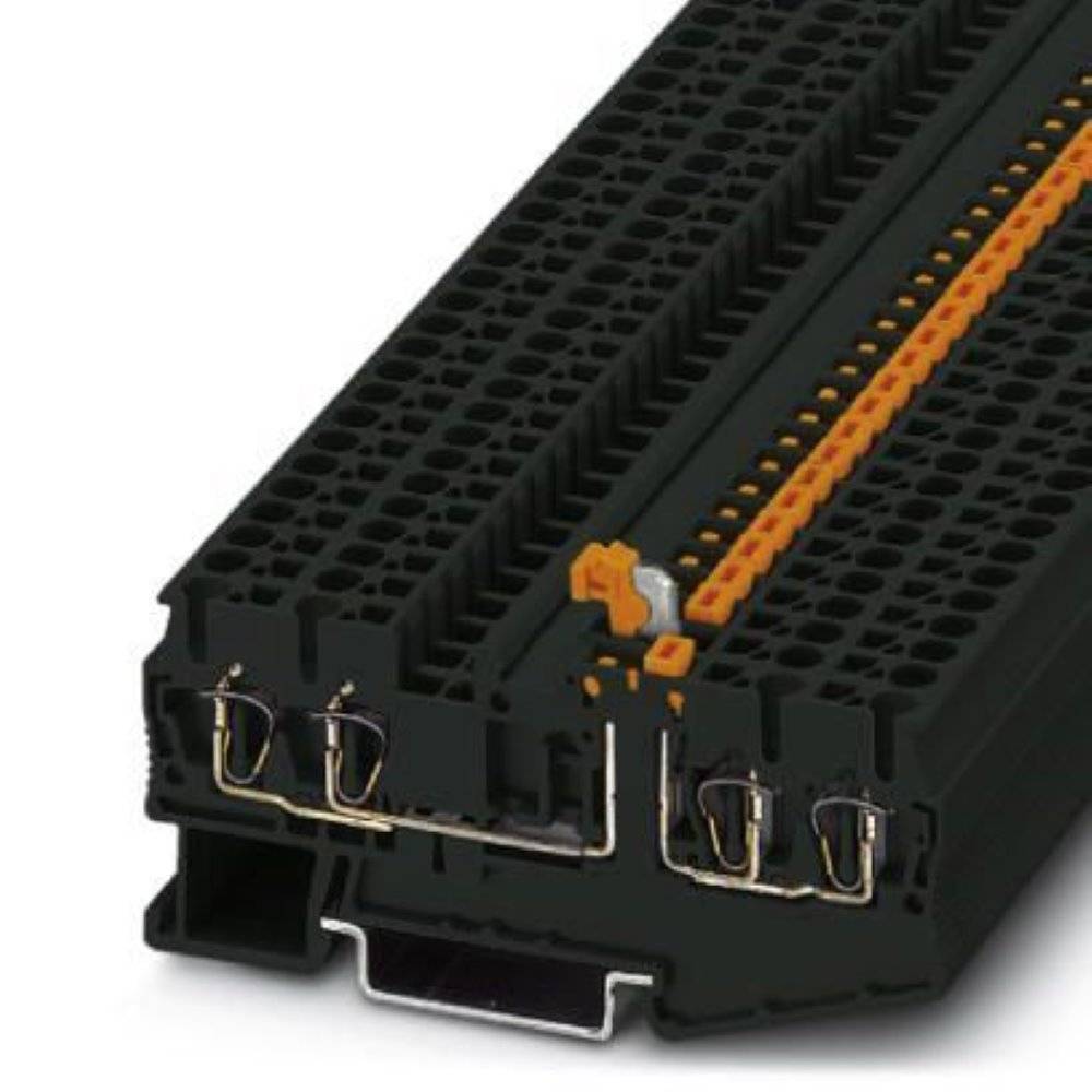 Phoenix Contact ST 2,5-QUATTRO-MT BK 3035030 Meetscheidingsklem Aantal polen: 4 0.08 mm² 2.50 mm² Zwart 50 stuk(s)