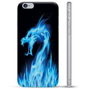 iPhone 6 / 6S TPU Case - Blauwe Vuurdraak