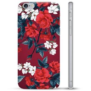 iPhone 6 / 6S TPU Case - Vintage Bloemen