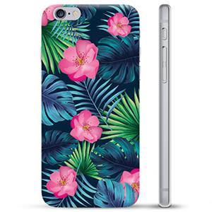 iPhone 6 / 6S TPU Case - Tropische Bloem