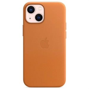 Apple Leder Case Magsafe iPhone 13 Mini | Goldbraun
