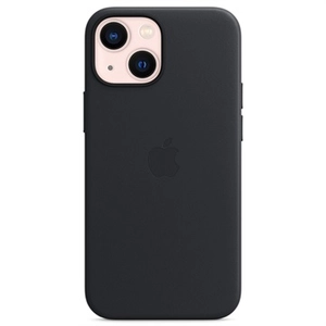 Apple Leder Case Magsafe iPhone 13 Mini | Mitternacht
