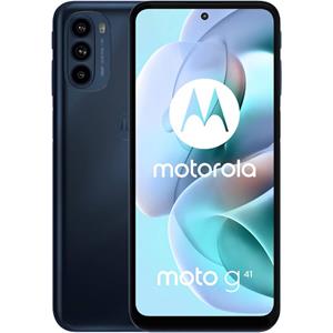 Motorola XT2167-2 Moto G41 128 GB / 4 GB - Smartphone - meteorite black Smartphone (6,4 Zoll, 128 GB Speicherplatz)