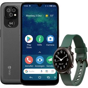 Doro 8100 + Watch Dual-SIM senioren smartphone 32 GB 15.5 cm (6.1 inch) Groen Android 11