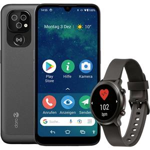 Doro 8100 + Watch Dual-SIM senioren smartphone 32 GB 15.5 cm (6.1 inch) Zwart Android 11