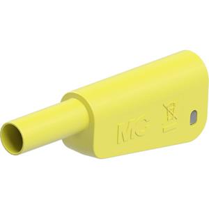 Stäubli SLQ-4A-46 Sicherheits-Lamellenstecker Stecker Stift-Ø: 4mm Gelb