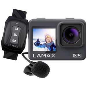 Lamax X9.2 Actioncam 4K, Beeldstabilisering, Dual-display, Spatwaterdicht, Touchscreen, WiFi