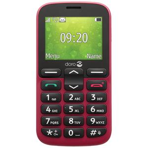 Doro 1380 Dual-SIM-Handy Rot