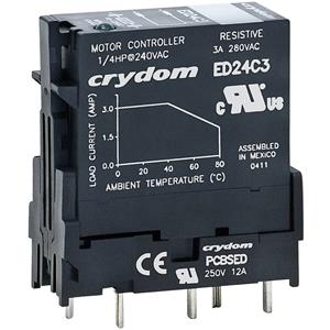 Crydom Halfgeleiderrelais ED24D3R 3 A Schakelspanning (max.): 280 V/AC Direct schakelend 1 stuk(s)