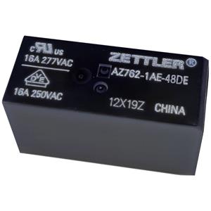 Zettler Electronics AZ762-1AE-48DE Printrelais 48 V/DC 16 A 1x NO 1 stuk(s)