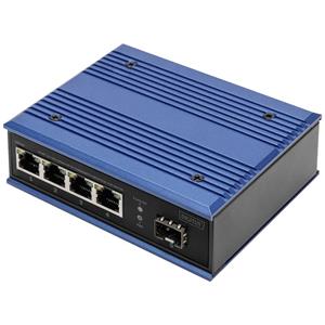 Digitus DN-651135 Industrial Ethernet Switch 4 + 1 poorten 10 / 100 / 1000 MBit/s PoE-functie