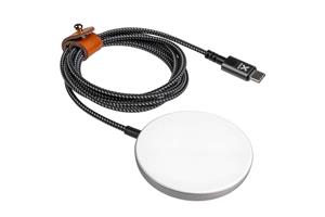 Xtorm magnetisches kabelloses Ladegerät - “MagSafe” Wireless-Ladestandard Apple, inkl. Nylon-Kabel & USB-C-Ladesteckverbinder
