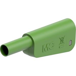 Stäubli SLQ-4N-46 Veiligheids-lamelstekker, male Stekker Stift-Ø: 4 mm Groen 1 stuk(s)