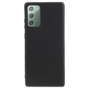 Anti-Vingerafdruk Mat Samsung Galaxy Note20 TPU Hoesje - Zwart