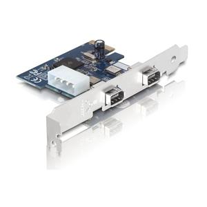 Delock FireWire A 2 Ports IEEE 1394a PCI Express Card