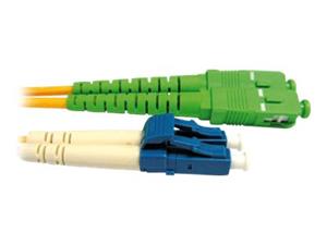 ACT SC/APC8-LC/PC 9/125um OS2 Duplex fiber optic patch 15 m