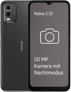 Nokia C32, 3+64GB Smartphone (16,56 cm/6,52 Zoll, 64 GB Speicherplatz, 50 MP Kamera)