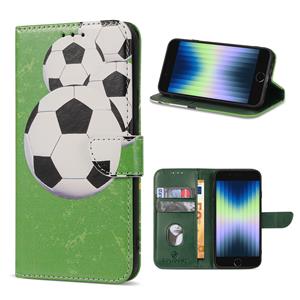Solidenz bookcase iPhone SE (2022 / 2020)  - iPhone 8 en iPhone 7 - Voetbal