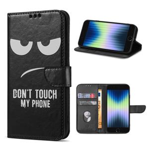 Solidenz bookcase iPhone SE (2022 / 2020)  - iPhone 8 en iPhone 7 - Don't Touch Me