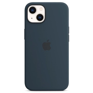 Apple Silikon Case Magsafe iPhone 13 | Abyssblau