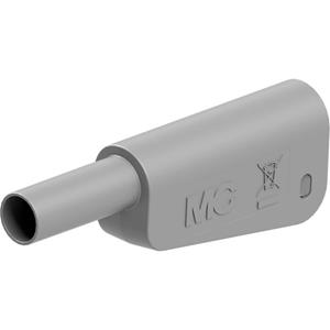 Stäubli SLM-4A-46 Sicherheits-Lamellenstecker Stecker Stift-Ø: 4mm Grau 1St.