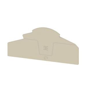 Weidmüller Afsluitplaat (klemmen), 109 mm x 2,1 mm, donkerbeige  AEP TTB 6 PG 2762310000 20 stuk(s)