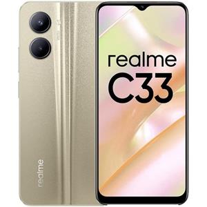 Realme C33 128 GB / 4 GB - Smartphone - sandy golden Smartphone (6,5 Zoll, 128 GB Speicherplatz)