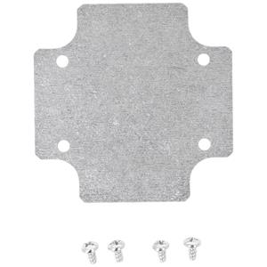 Hammond Electronics 1556BPL Binnenplaat (l x b) 71 mm x 71 mm Aluminium 1 stuk(s)