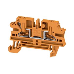 Weidmüller Durchgangs-ReihenklemmeUSH IN, 2.5 mm², 800 V, 24 A, Anzahl Anschlüsse: 2 AL2C 2.5 OR