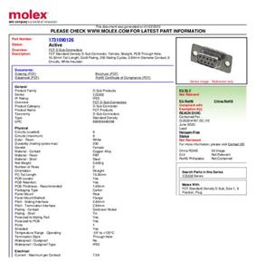 Molex MOL Power & Signal Sol. 1731120257 Deksel 1 stuk(s)