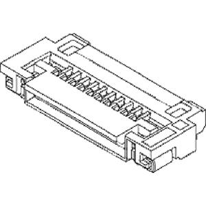 Molex 512964033 FFC/FPC-aansluiting Totaal aantal polen 40 Rastermaat: 0.5 mm 3000 stuk(s) Tape on Full reel