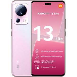Xiaomi 13 Lite 5G 256 GB / 8 GB - Smartphone - lite pink Smartphone (6,5 Zoll, 256 GB Speicherplatz)
